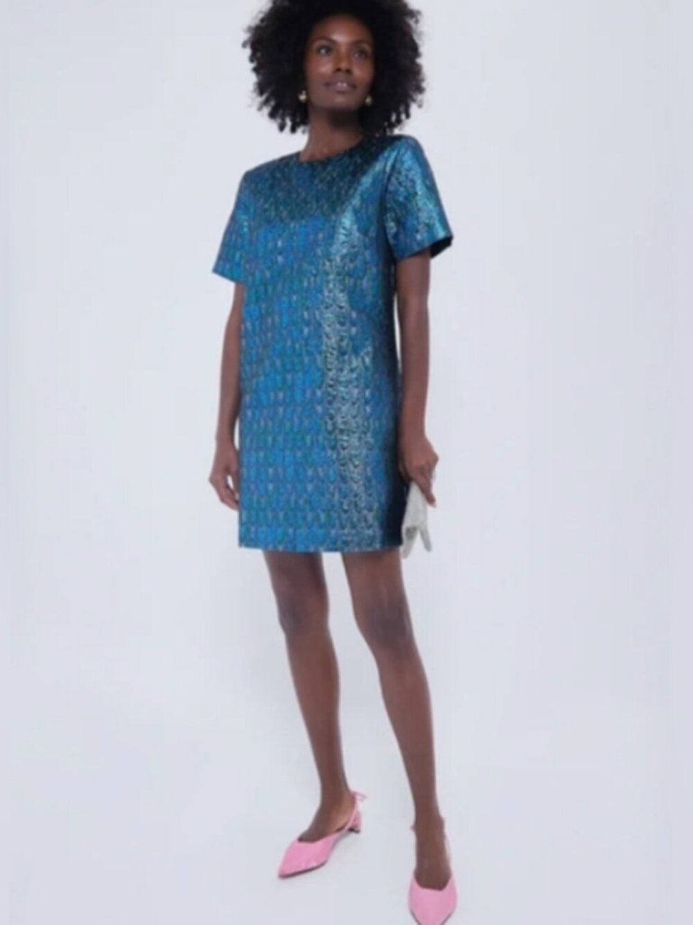 Pomander Place Pavo Jacquard Mae Dress